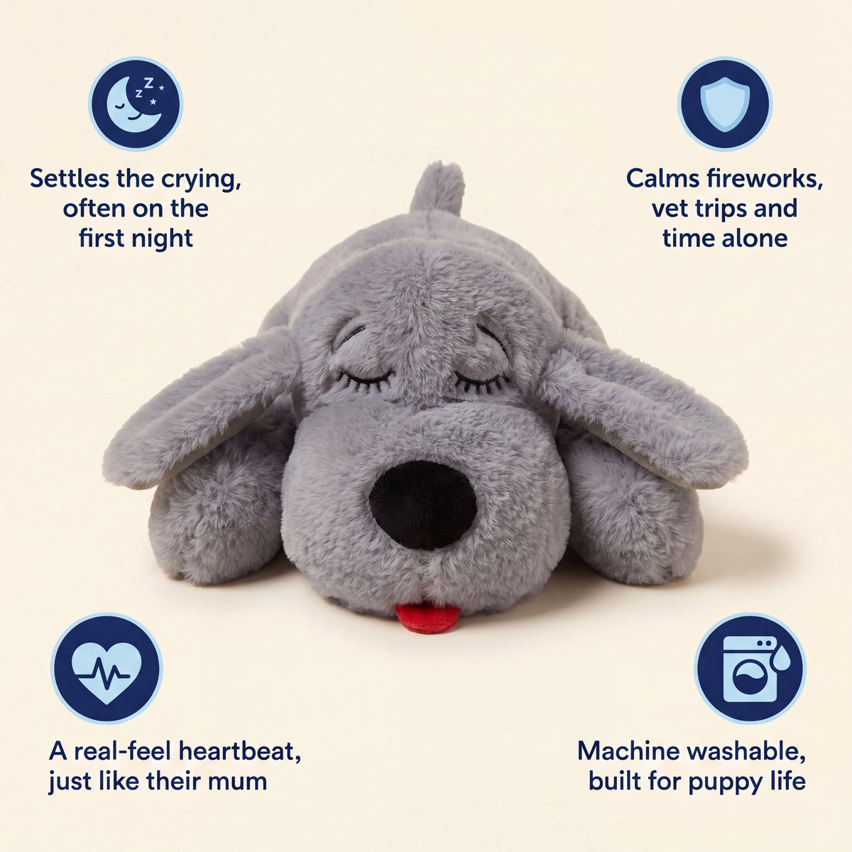 Snuggle Buddy Smokey (Grey) - image 4